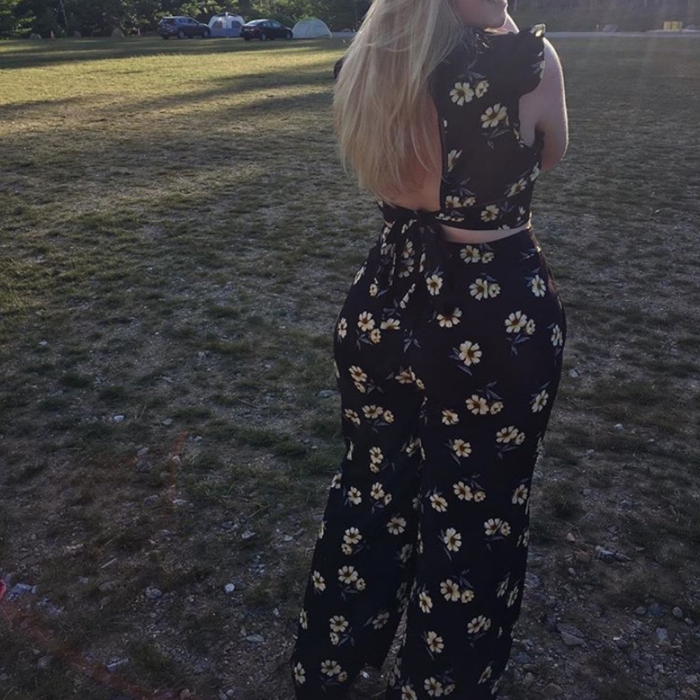 Floral Top & Pant Matching Set